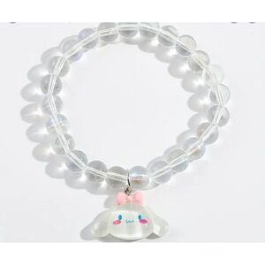 Brand New! Cinnamoroll Bead and Crystal Bracelet! So Cute and So On Trend